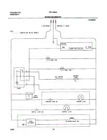 10 - Wiring Schematic parts for Frigidaire Refrigerator FRT14B4AW0 from AppliancePartsPros.com