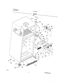 05 - Cabinet parts for Frigidaire Refrigerator FRT15B3AT1 from AppliancePartsPros.com