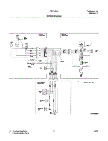 11 - Wiring Diagram parts for Frigidaire Refrigerator FRT14B4AZ2 from AppliancePartsPros.com