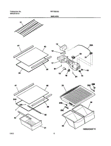 07 - Shelves parts for Frigidaire Refrigerator FRT15G4BQ1 from AppliancePartsPros.com