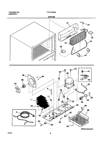 09 - System parts for Frigidaire Refrigerator FRT15HB3AW5 from AppliancePartsPros.com