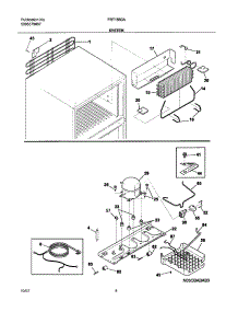 09 - System parts for Frigidaire Refrigerator FRT15B3AQ3 from AppliancePartsPros.com