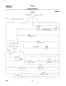 10 - Wiring Schematic parts for Frigidaire Refrigerator FRT15B3AQ3 from AppliancePartsPros.com