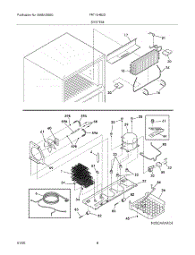 09 - System parts for Frigidaire Refrigerator FRT15HB3DZ1 from AppliancePartsPros.com