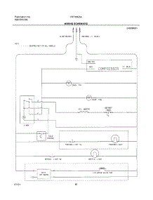 10 - Wiring Schematic parts for Frigidaire Refrigerator FRT15G5AQ0 from AppliancePartsPros.com