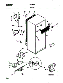 05 - System parts for Frigidaire Refrigerator FRT13CRHZ0 from AppliancePartsPros.com