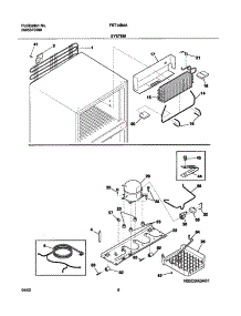 09 - System parts for Frigidaire Refrigerator FRT14B4AW1 from AppliancePartsPros.com