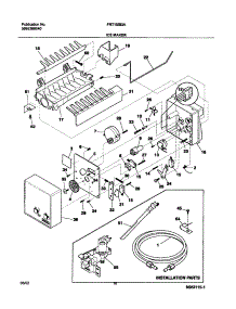 11 - Ice Maker parts for Frigidaire Refrigerator FRT15IB3AZ2 from AppliancePartsPros.com