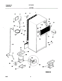 09 - System parts for Frigidaire Refrigerator FRT16CRHW4 from AppliancePartsPros.com