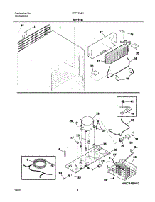09 - System parts for Frigidaire Refrigerator FRT17A2AW2 from AppliancePartsPros.com