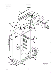 03 - Cabinet parts for Frigidaire Refrigerator FRT16NRGD4 from AppliancePartsPros.com