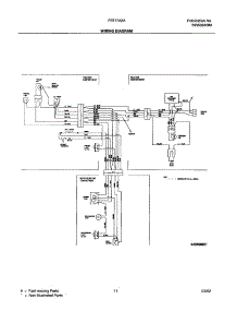 11 - Wiring Diagram parts for Frigidaire Refrigerator FRT17A2AQ1 from AppliancePartsPros.com