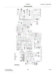21 - Wiring Diagram parts for Frigidaire Refrigerator FRS6R4EWC from AppliancePartsPros.com