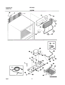 09 - System parts for Frigidaire Refrigerator FRT14A2AW1 from AppliancePartsPros.com