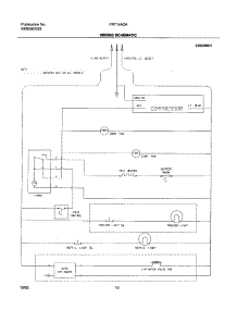 10 - Wiring Schematic parts for Frigidaire Refrigerator FRT14A2AW2 from AppliancePartsPros.com
