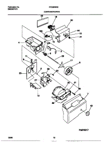 09 - Container / Drive parts for Frigidaire Refrigerator FRS26WNCD3 from AppliancePartsPros.com