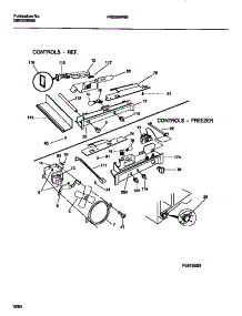 06 - Controls, Damper, Fan Section parts for Frigidaire Refrigerator FRS26WRBW0 from AppliancePartsPros.com