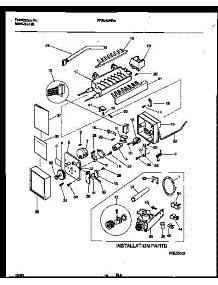 10 - Ice Maker And Installation Parts parts for Frigidaire Refrigerator FRS26WRAW0 from AppliancePartsPros.com