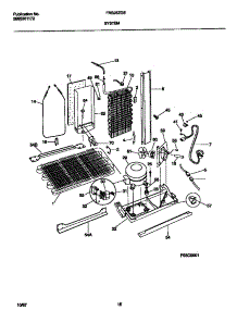08 - System parts for Frigidaire Refrigerator FRS26ZGEB4 from AppliancePartsPros.com
