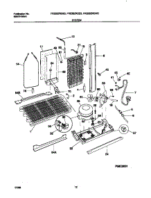 07 - System parts for Frigidaire Refrigerator FRS26ZRGB3 from AppliancePartsPros.com