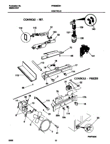 06 - Controls parts for Frigidaire Refrigerator FRS26ZGHW4 from AppliancePartsPros.com