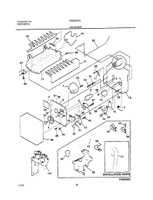 19 - Ice Maker parts for Frigidaire Refrigerator FRS26ZRGDC from AppliancePartsPros.com