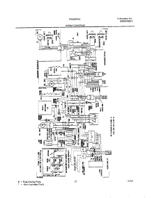 21 - Wiring Diagram parts for Frigidaire Refrigerator FRS26ZRGDC from AppliancePartsPros.com