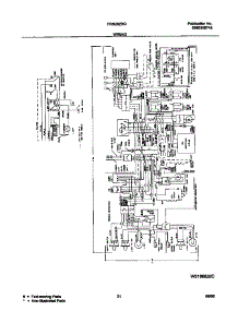12 - Wiring Diagram parts for Frigidaire Refrigerator FRS26ZRGW0 from AppliancePartsPros.com