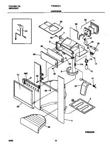 08 - Dispenser parts for Frigidaire Refrigerator FRS26ZGHW4 from AppliancePartsPros.com