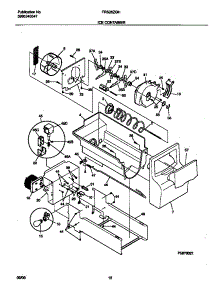 09 - Ice Container parts for Frigidaire Refrigerator FRS26ZGHW4 from AppliancePartsPros.com
