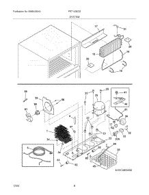 09 - System parts for Frigidaire Refrigerator FRT15G5CSK3 from AppliancePartsPros.com