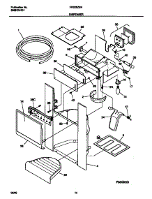 08 - Ice Dispenser parts for Frigidaire Refrigerator FRS26ZSHB0 from AppliancePartsPros.com