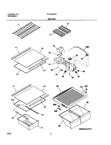 07 - Shelves parts for Frigidaire Refrigerator FRT15G5CSK0 from AppliancePartsPros.com