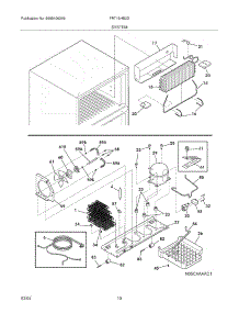 09 - System parts for Frigidaire Refrigerator FRT15HB3DQ0 from AppliancePartsPros.com