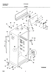 05 - Cabinet parts for Frigidaire Refrigerator FRT16CNHZ4 from AppliancePartsPros.com