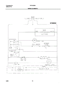 12 - Wiring Schematic parts for Frigidaire Refrigerator FRT16ICRHZ4 from AppliancePartsPros.com