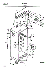 03 - Cabinet parts for Frigidaire Refrigerator FRT16CRHW1 from AppliancePartsPros.com