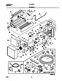06 - Ice Maker parts for Frigidaire Refrigerator FRT16ICRHD1 from AppliancePartsPros.com
