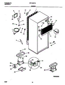 05 - System parts for Frigidaire Refrigerator FRT16PDFD0 from AppliancePartsPros.com