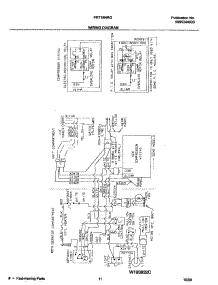 11 - Wiring Diagram parts for Frigidaire Refrigerator FRT16NRGD8 from AppliancePartsPros.com