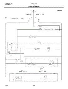 10 - Wiring Schematic parts for Frigidaire Refrigerator FRT17B3AW4 from AppliancePartsPros.com