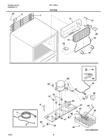 09 - System parts for Frigidaire Refrigerator FRT17B3AT4 from AppliancePartsPros.com