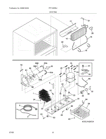 09 - System parts for Frigidaire Refrigerator FRT15HB3JZ2 from AppliancePartsPros.com