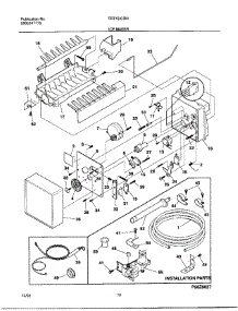 10 - Ice Maker parts for Frigidaire Refrigerator FRT16ICRHY4 from AppliancePartsPros.com