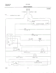 10 - Wiring Schematic parts for Frigidaire Refrigerator FRT17B3AQ0 from AppliancePartsPros.com