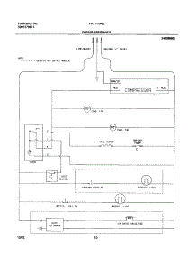 10 - Wiring Schematic parts for Frigidaire Refrigerator FRT17G4BQ1 from AppliancePartsPros.com