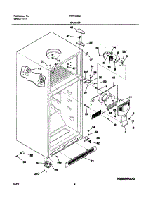 05 - Cabinet parts for Frigidaire Refrigerator FRT17IB3AT2 from AppliancePartsPros.com