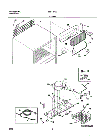 09 - System parts for Frigidaire Refrigerator FRT17IB3AT2 from AppliancePartsPros.com