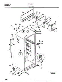 03 - Cabinet parts for Frigidaire Refrigerator FRT15CRCD2 from AppliancePartsPros.com