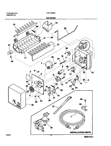 11 - Ice Maker parts for Frigidaire Refrigerator FRT15IB3AT3 from AppliancePartsPros.com